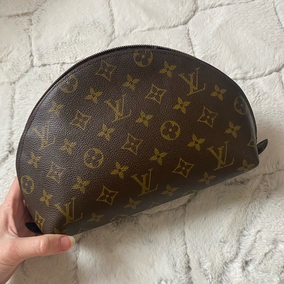 Louis Vuitton trousse demi rhonde cosmetics pouch